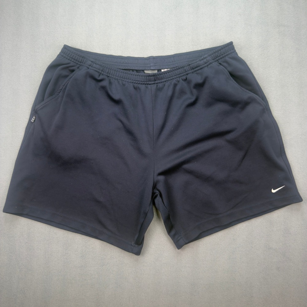 Nike Dri-FIT Athletic Shorts Size Large Black Performance Tennis Gym Training